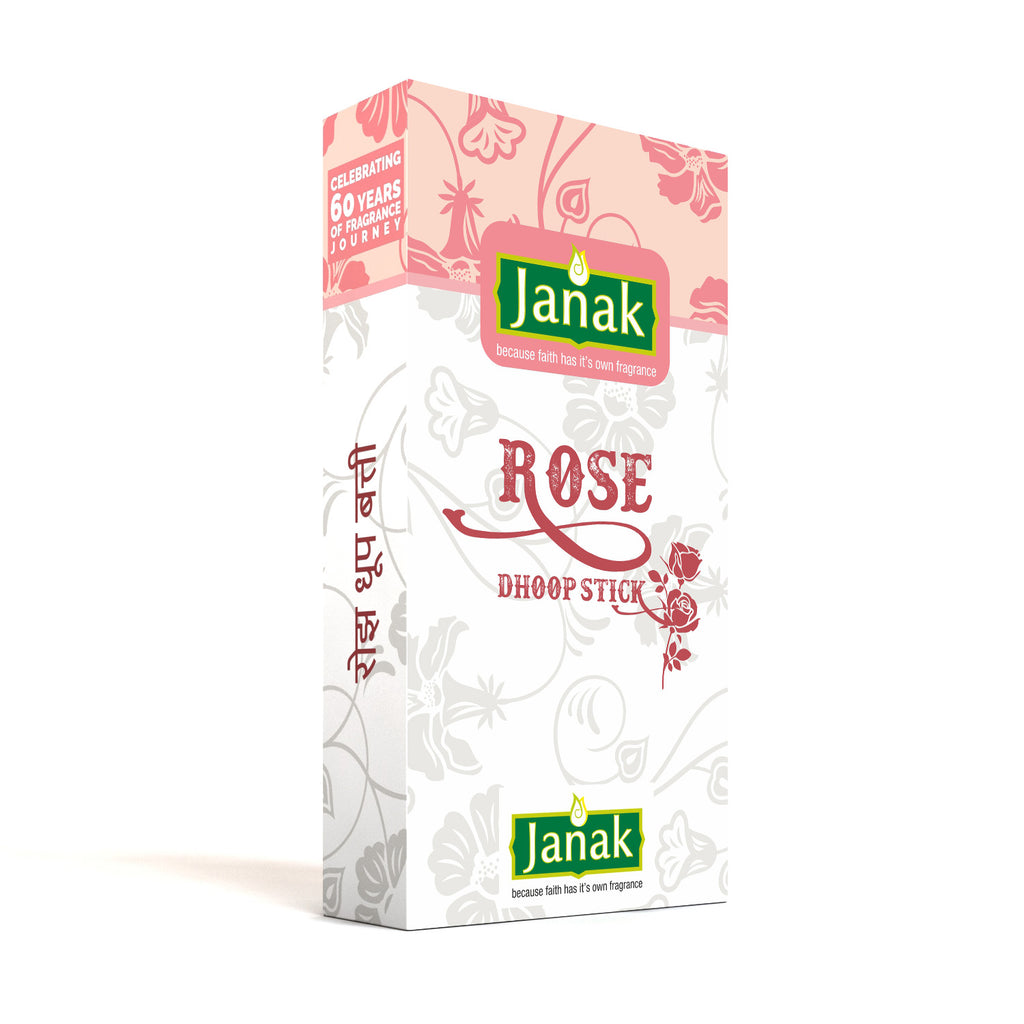 Janak Dhoop Sticks Rose