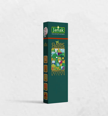 Janak Classic Bambooless Green Dhoop Sticks