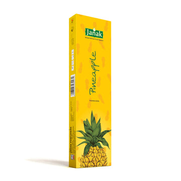 Janak Pineapple Incense Sticks packaging on a light background