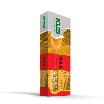 Janak 555 Incense Sticks packaging on a light background