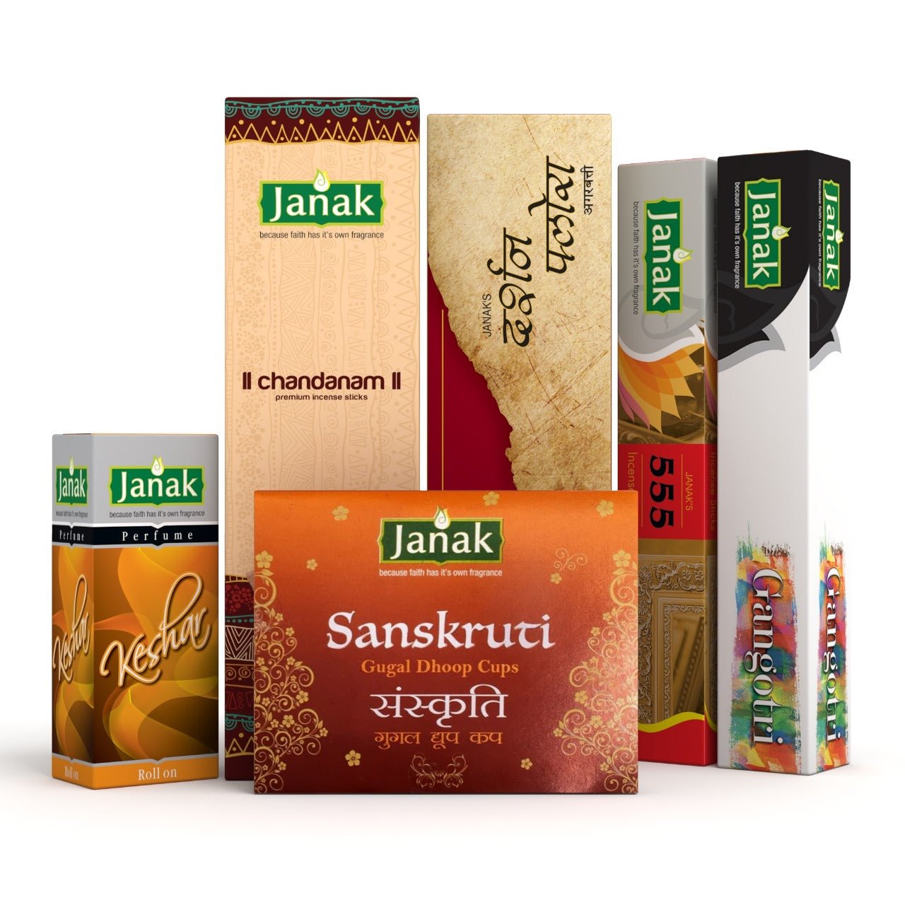 Enjoy 6 refreshing fragrances in one combo. Perfect for daily use in pooja, meditation, or simply freshening up your home. Each stick is long-lasting, smooth-burning, and made from quality natural ingredients.