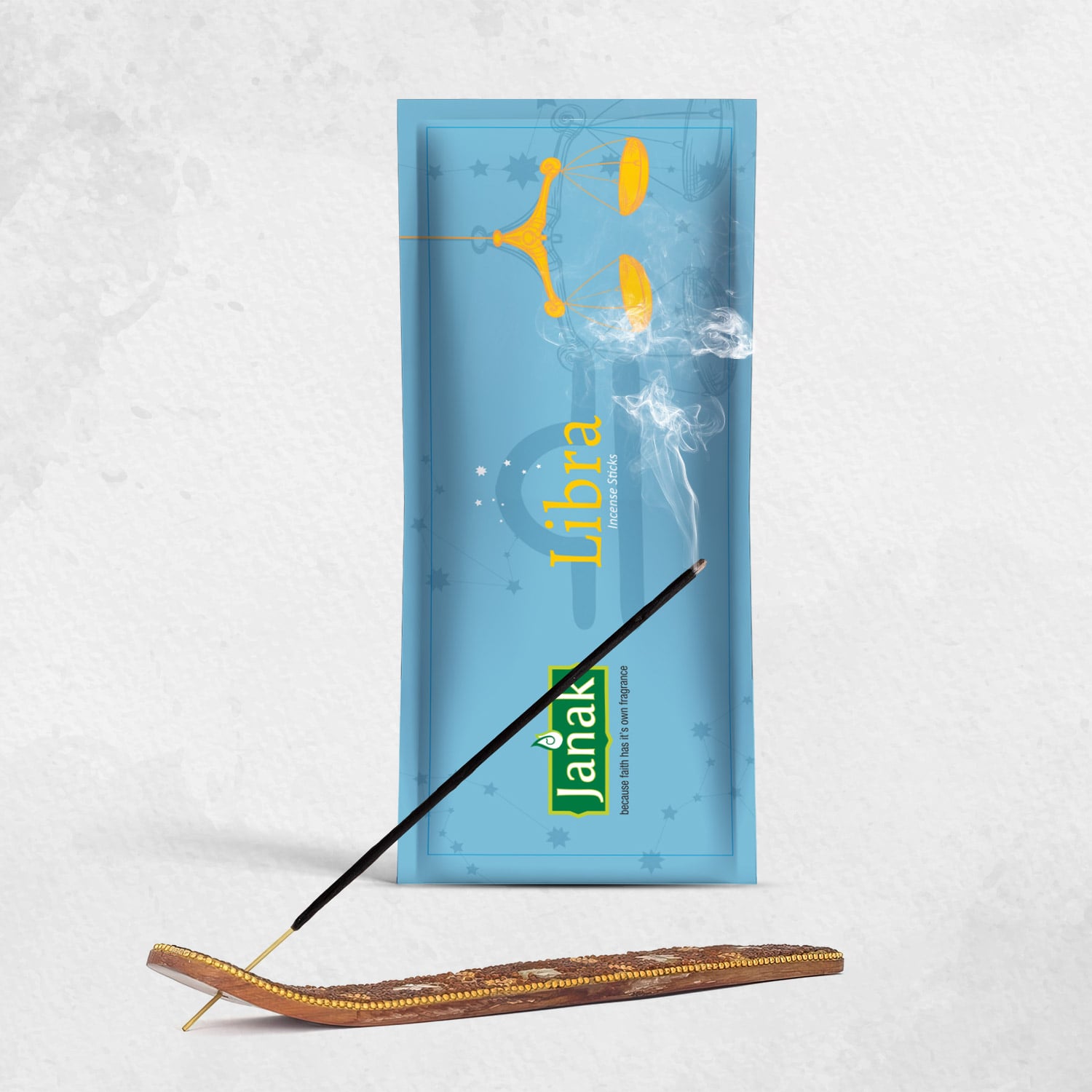 Bring balance and calm to your space with Janak Zodiac Libra Incense Sticks. Crafted for harmony, these sticks are perfect for relaxation, meditation, or daily rituals.