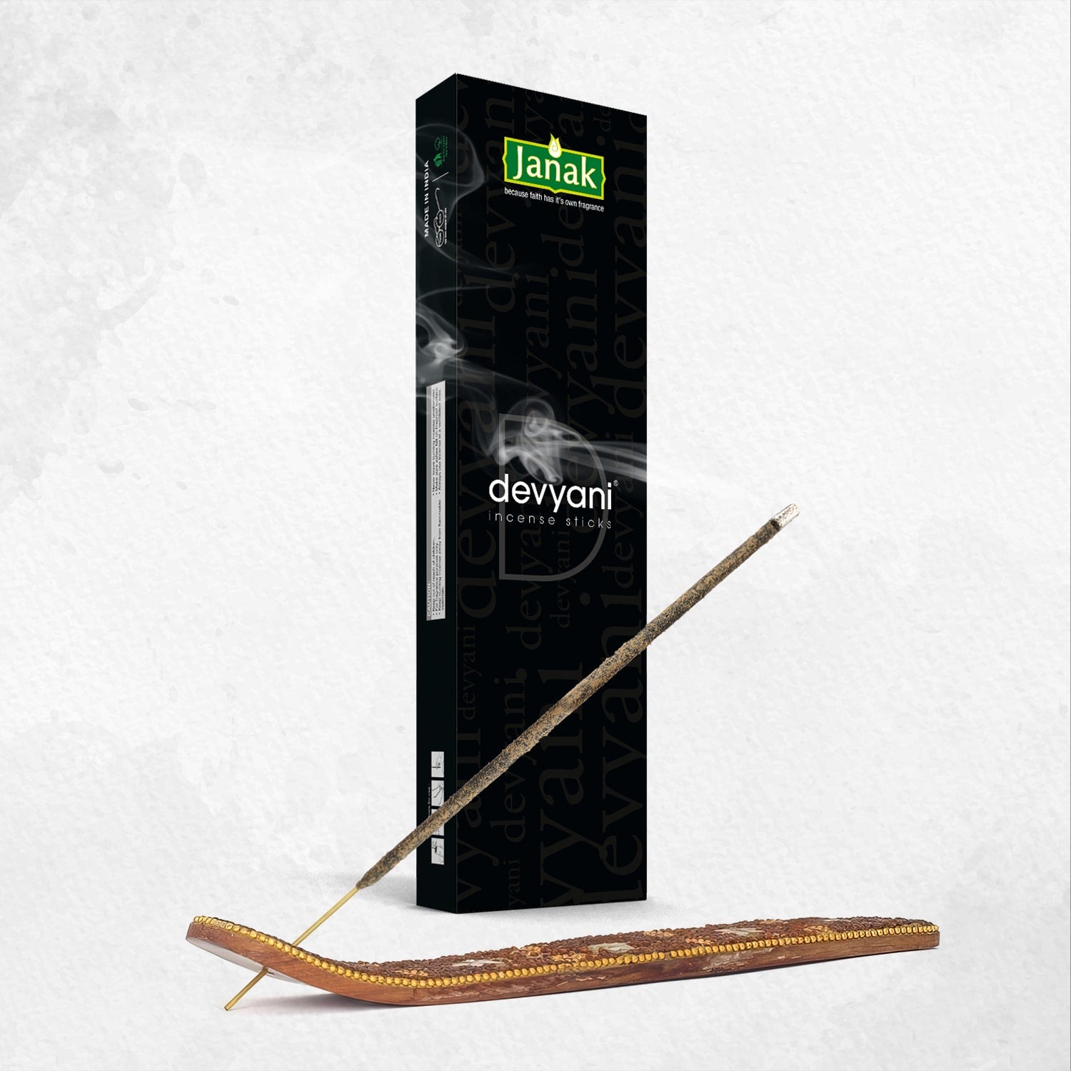 Devyani Incense Sticks are long-lasting, soothing, and made with natural ingredients. Perfect for daily prayers, meditation, or creating a calm home atmosphere.