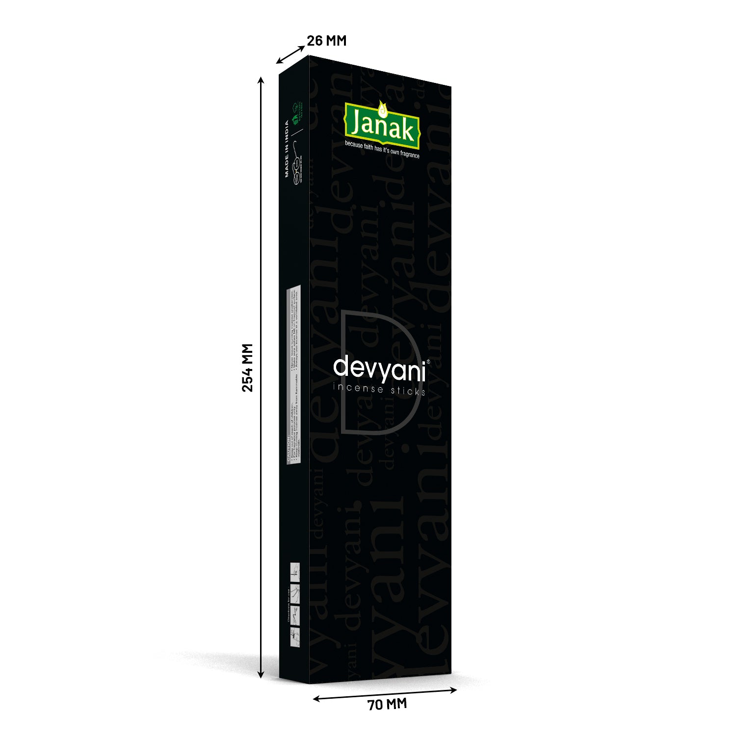 Devyani Incense Sticks are long-lasting, soothing, and made with natural ingredients. Perfect for daily prayers, meditation, or creating a calm home atmosphere.