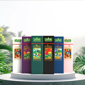 Classic Bambooless 6 Fragrances Dhoop Sticks Combo- Free Shipping