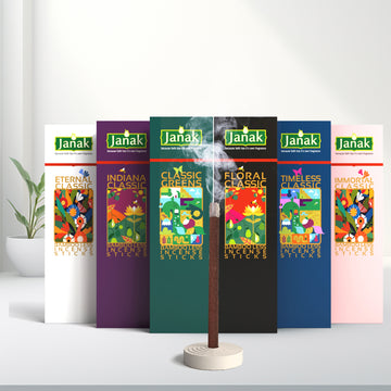 Classic Bambooless 6 Fragrances Dhoop Sticks Combo- Free Shipping