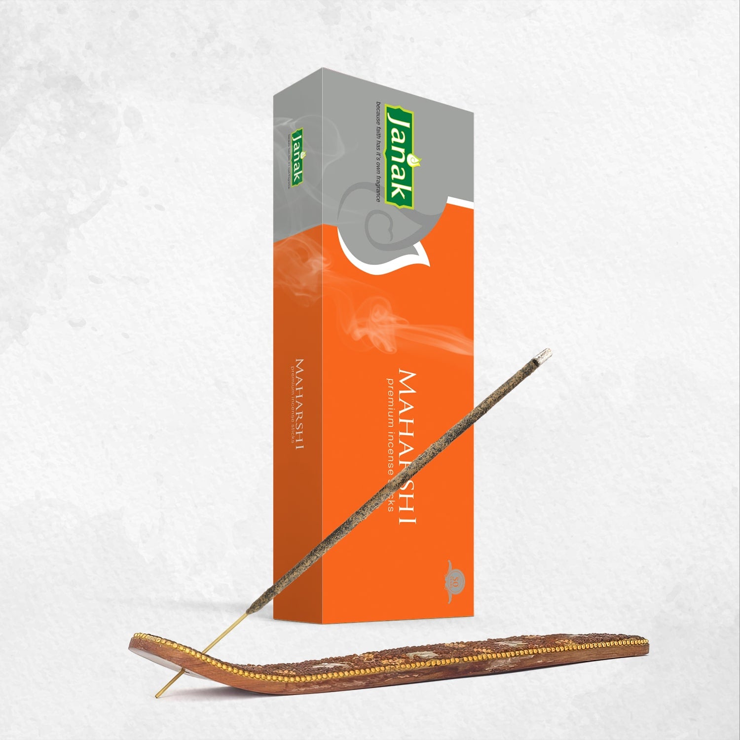 Janak Maharshi Incense Sticks are long-lasting and made from natural ingredients for a calming, aromatic experience. Ideal for daily prayers, meditation, or simply freshening up your space.