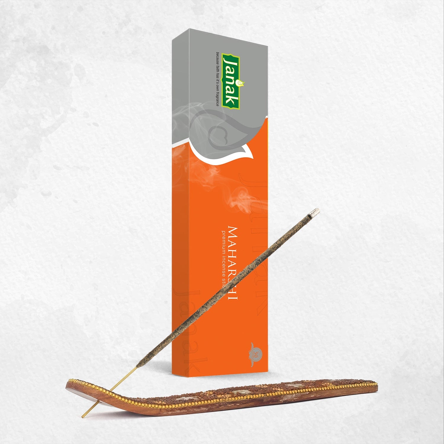 Janak Maharshi Incense Sticks are long-lasting and made from natural ingredients for a calming, aromatic experience. Ideal for daily prayers, meditation, or simply freshening up your space.