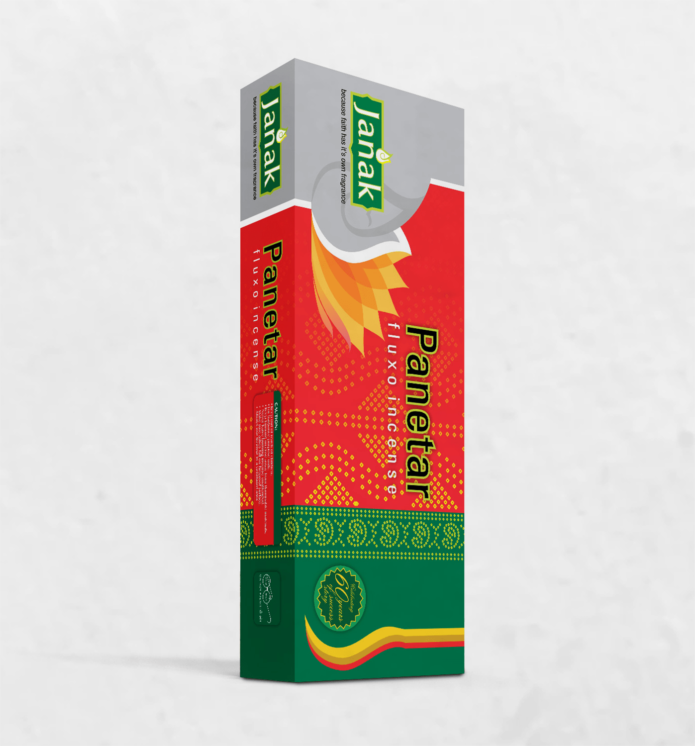 Janak Panetar Incense Stick brings a rich, traditional fragrance that instantly uplifts your space. Ideal for daily puja, meditation, or simply refreshing your home with a calming aroma.