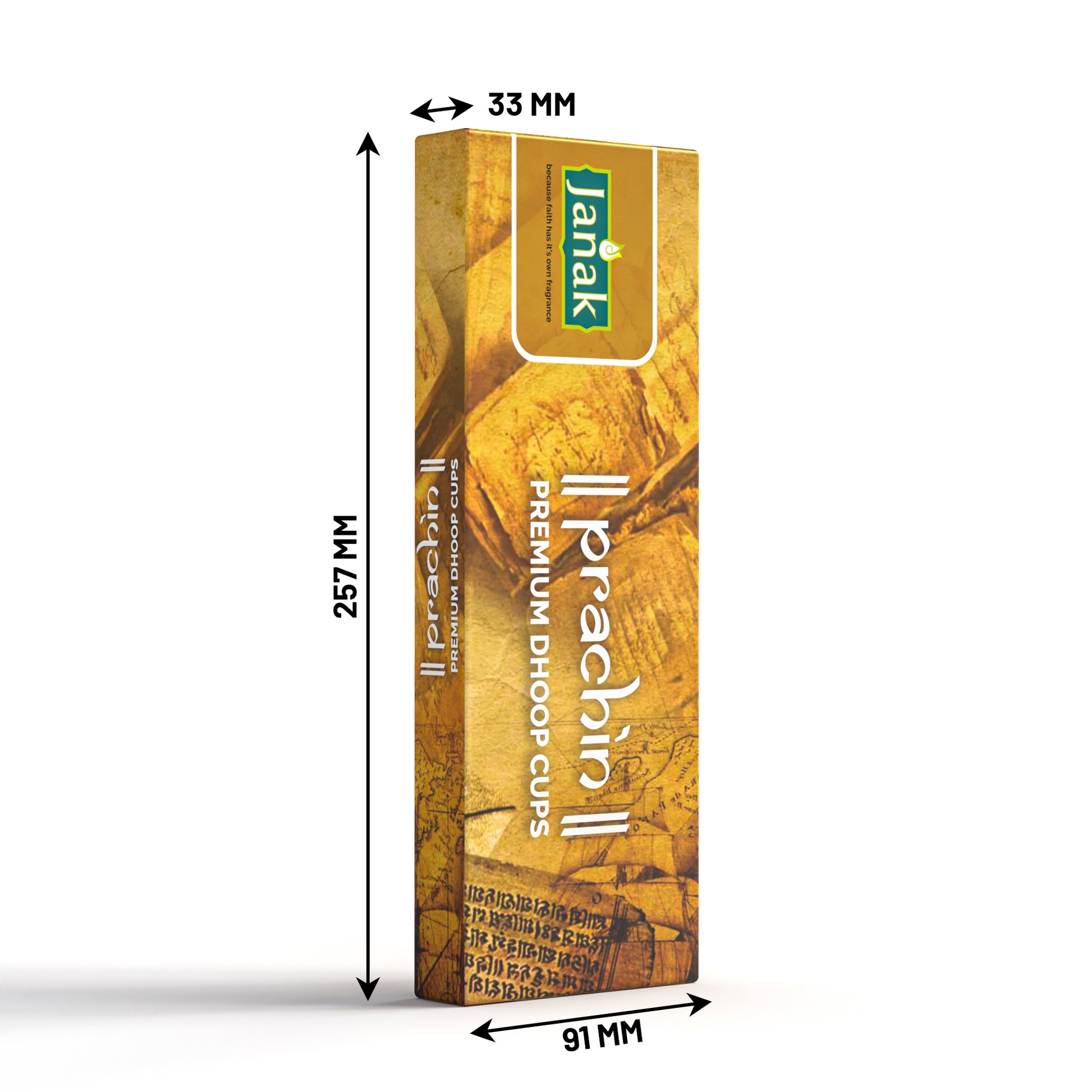 Prachin Dhoop Cups are made with a blend of natural herbs, resins, and traditional ingredients for a rich, calming fragrance.
Perfect for daily pooja, meditation, or creating a peaceful vibe at home.
Easy to use and long-lasting — just light the cup and let the aroma flow.
