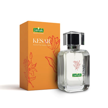 Janak Kesar Alcohol Free Apparel Spray, 100 ml – box with bottle