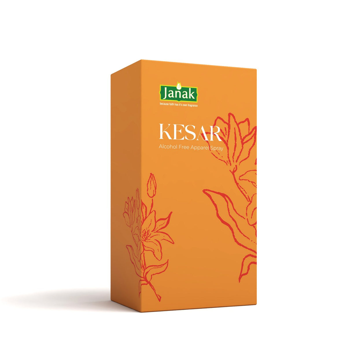 Janak Kesar Alcohol Free Apparel Spray, 100 ml – box