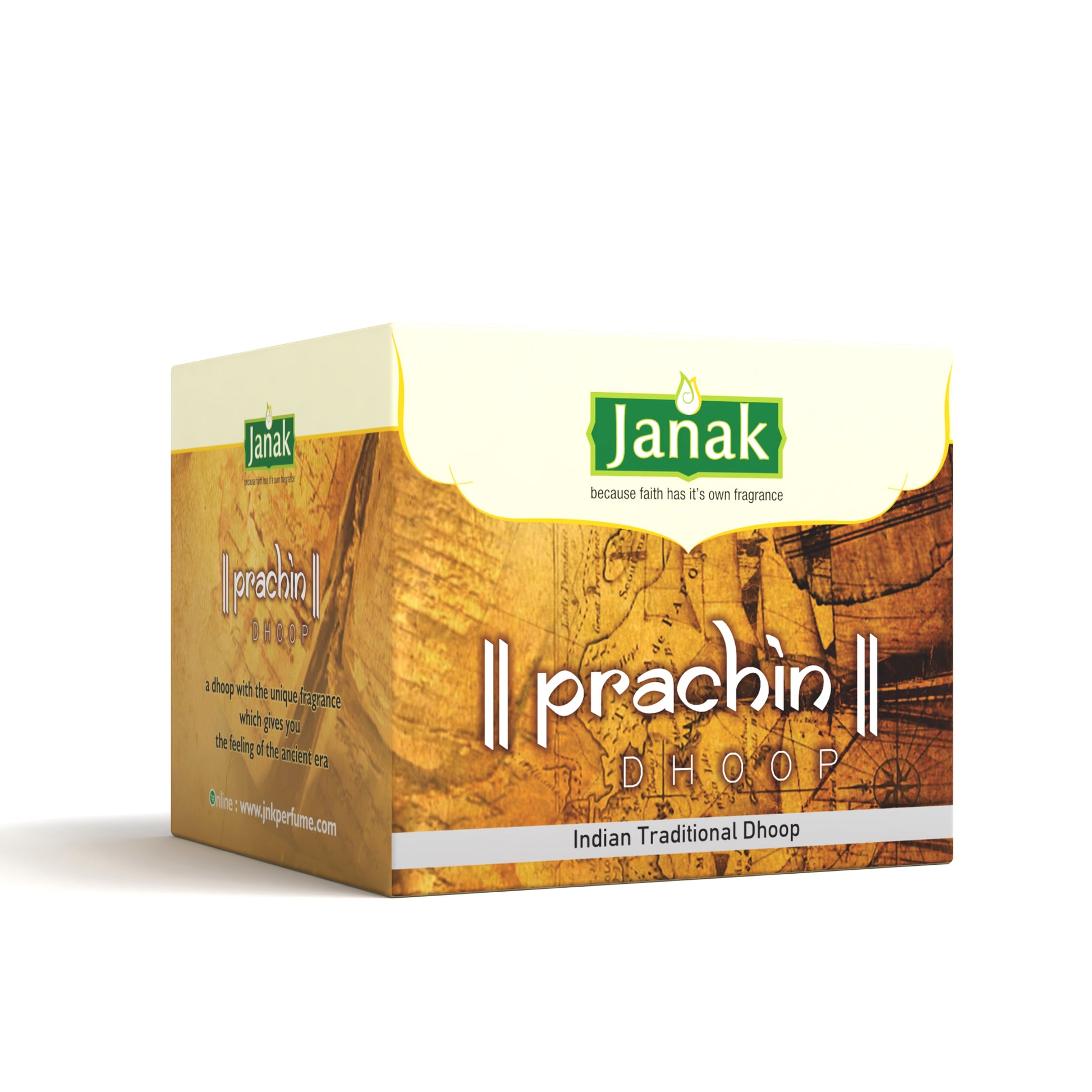 Janak Prachin Dhoop box front — Indian Traditional Dhoop