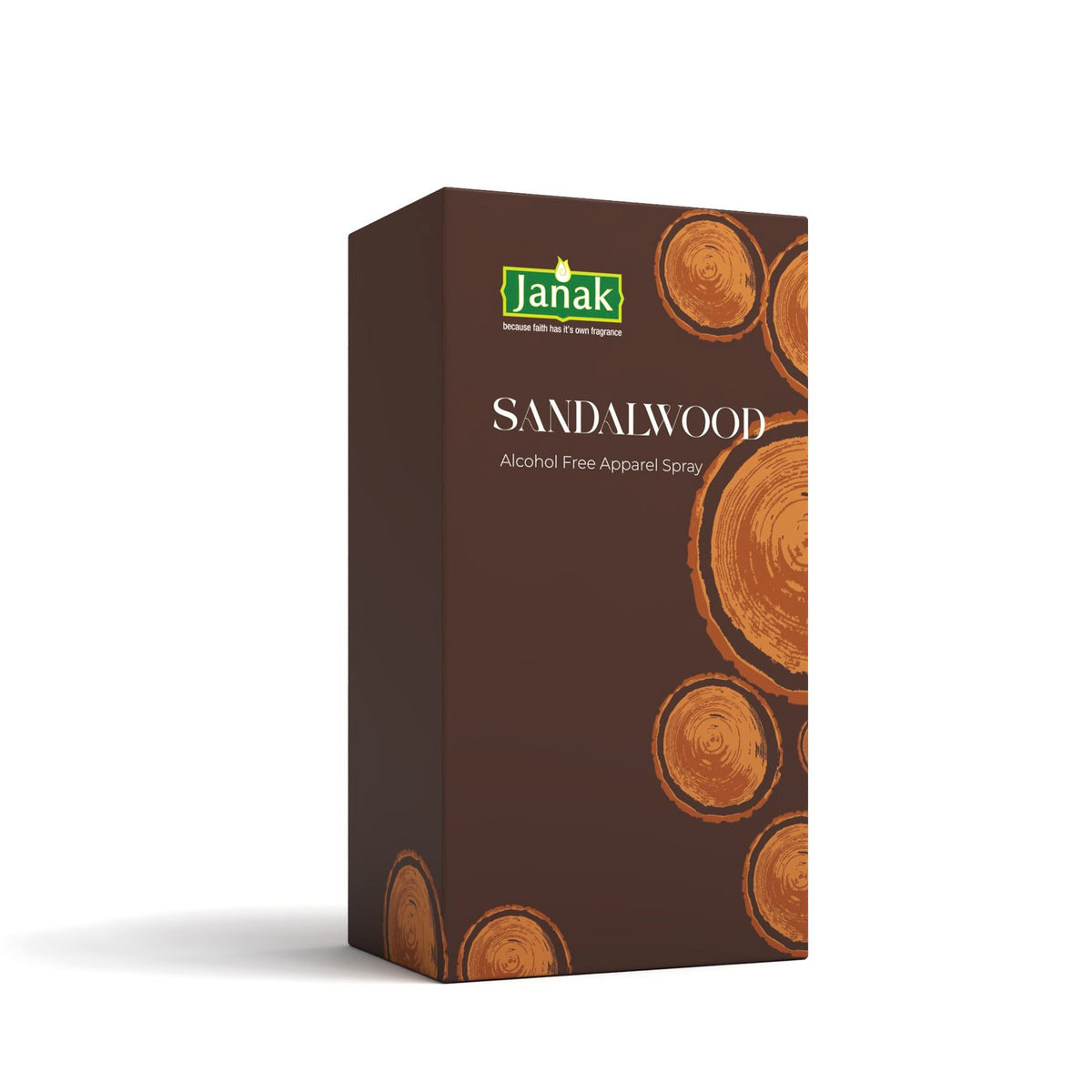 Janak Sandalwood Alcohol Free Apparel Spray, 100 ml – box